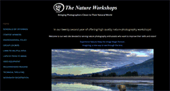 Desktop Screenshot of natureworkshops.com